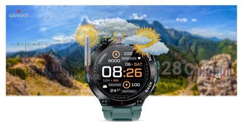 Smartwatch GIEWONT Pionier GPS GW460-2 - Sea Green