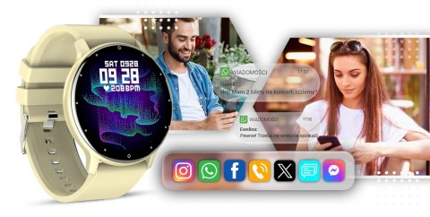 Smartwatch GIEWONT Ecru GW120-6