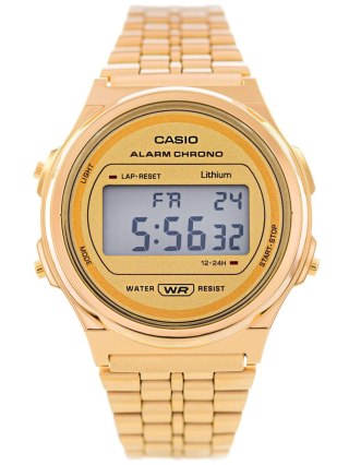 ZEGAREK DAMSKI CASIO Vintage Iconic A-171WEG-9ADF + BOX