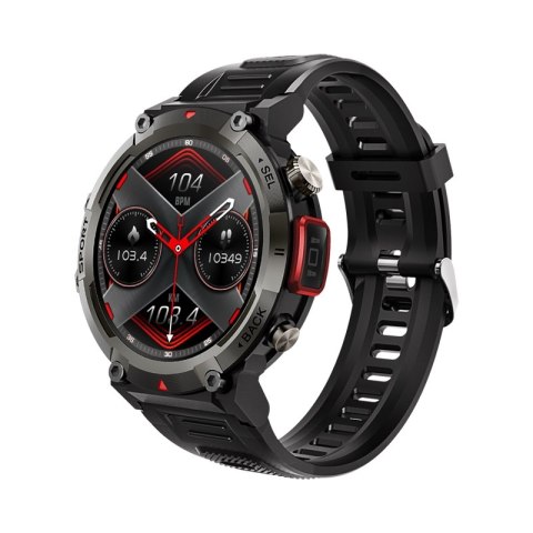 Smartwatch VELTORI VT140-1 Czarny Pasek Silikonowy