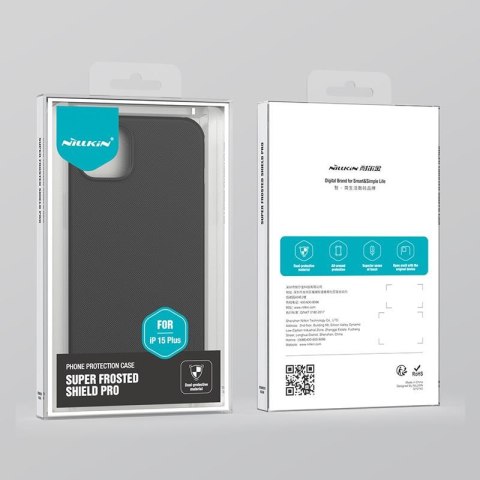 NILLKIN super frosted shield PRO IPHONE 15 PLUS (6,7) BLUE / NIEBIESKI