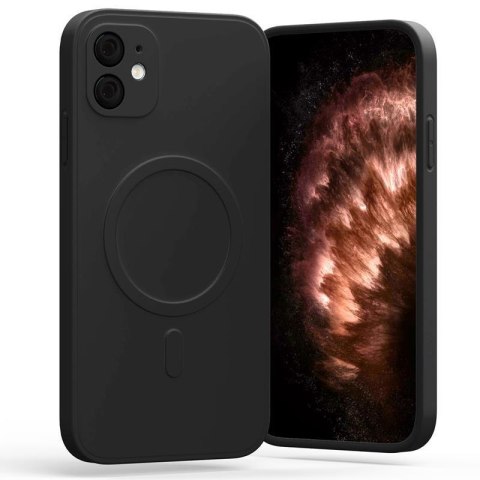 Mercury Semi-Silicon Magsafe Iphone 11 BLACK / CZARNY