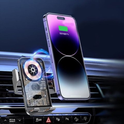 UCHWYT SAM. T-PHOX T-C10 15W WIRELESS BEZPRZEWODOWY BLACK