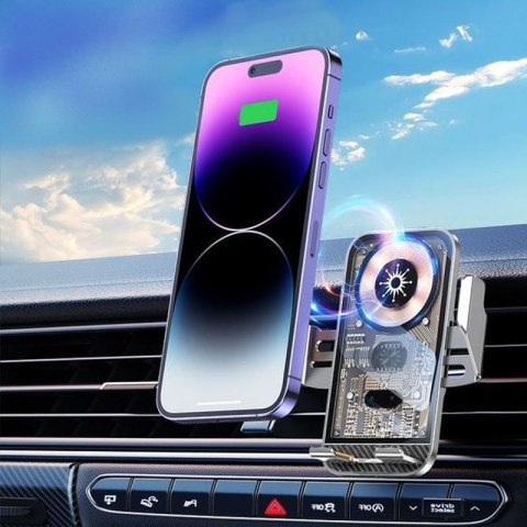 UCHWYT SAM. T-PHOX T-C10 15W WIRELESS BEZPRZEWODOWY BLACK