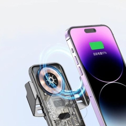 UCHWYT SAM. T-PHOX T-C10 15W WIRELESS BEZPRZEWODOWY BLACK