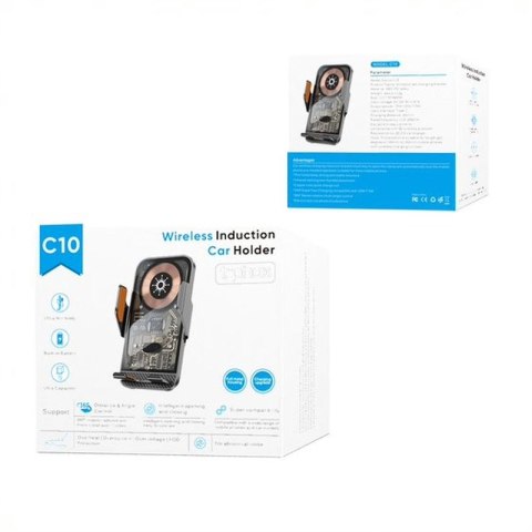 UCHWYT SAM. T-PHOX T-C10 15W WIRELESS BEZPRZEWODOWY BLACK