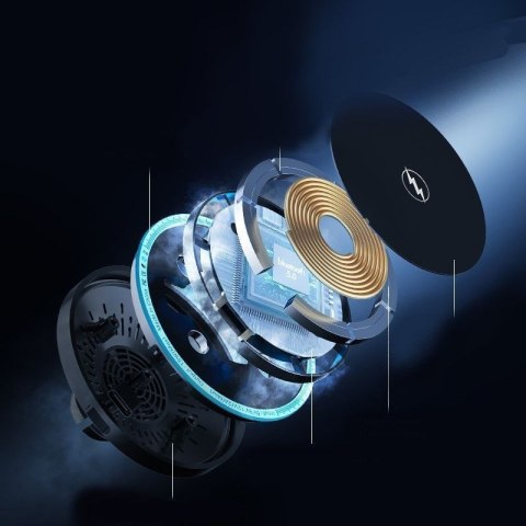 UCHWYT SAM. T-PHOX iMAG MAGNETIC WIRELESS BLACK