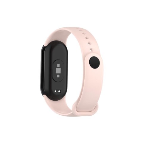 Pasek Silikonowy Mi Band 9 / M9 / 8 / M8 (1), LIGHT PINK / PUDROWY RÓŻ