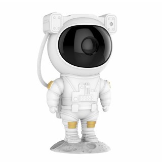 LAMPKA / PROJEKTOR LED ASTRONAUTA WHITE / BIAŁY