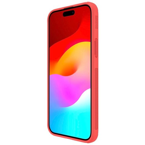 NILLKIN super frosted shield PRO IPHONE 15 PLUS (6,7) RED / CZERWONY