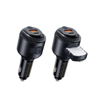 Ładowarka samochodowa REMAX YATOY SERIES WITH SCENT 60W PD QC RCC353 1xUSB +1xUSB-C BLACK