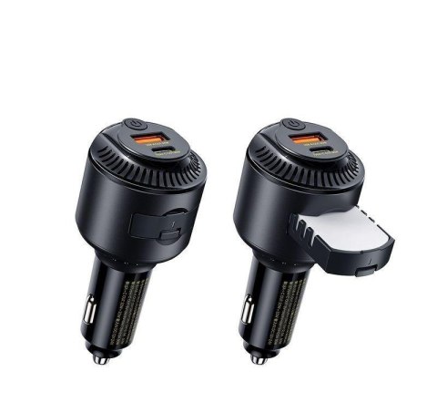 Ładowarka samochodowa REMAX YATOY SERIES WITH SCENT 60W PD QC RCC353 1xUSB +1xUSB-C BLACK
