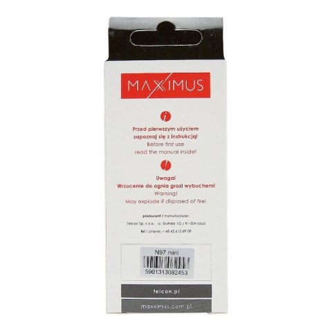 Bateria MAXXIMUS NOKIA N97mini 1450mAhLi-ion BL-4D