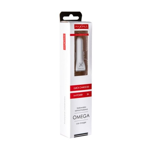 Ładowarka samochodowa Maxximus Omega 3A QUICK CHARGE 3.0, 18W
