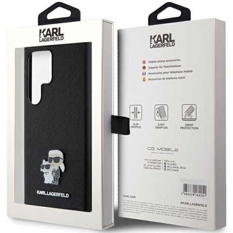 KARL LAGERFELD Samsung S24+ SAFFIANO KC PIN KLHCS24MPSAKCMPK BLACK