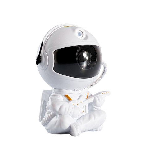LAMPKA / PROJEKTOR LED ASTRONAUTA HR-F2, WHITE / BIAŁY