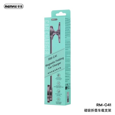 Uchwyt samochodowy REMAX RM-C41 MAGNETIC FOLDING BLACK