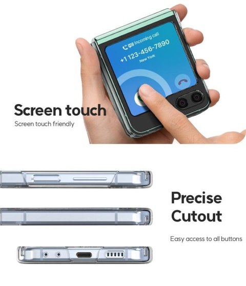 Mercury Hard PC Case Samsung Z Flip6 CLEAR / PRZEŹROCZYSTY