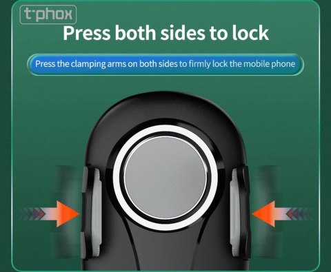 UCHWYT SAM T-PHOX TH-07 Z UCHWYTEM NA KUBEK CUP HOLDER BLACK