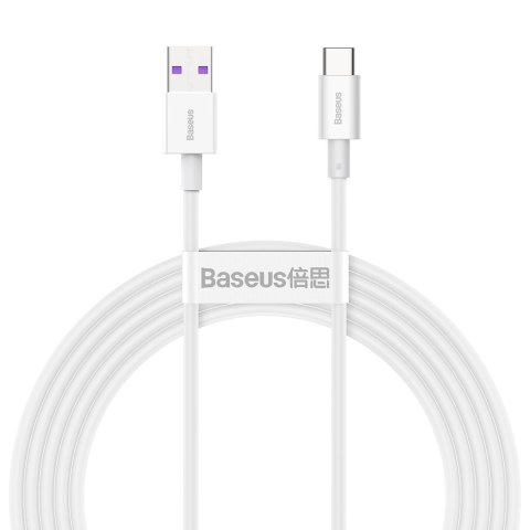 KABEL BASEUS SUPERIOR SERIES USB/USB-C 66W 2M WHITE