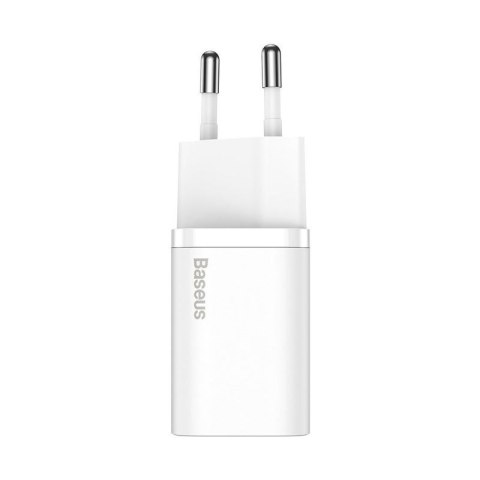 Ładowarka sieciowa BASEUS SUPER SI QC 1C 25W + KABEL USB-C/USB-C 1M BIAŁA/WHITE