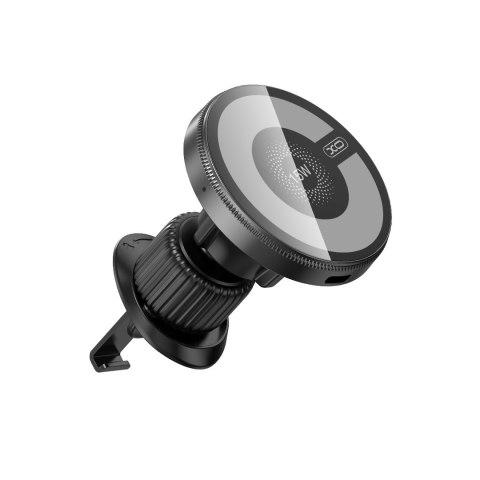 XO UCHWYT SAMOCHODOWY CX025 15W Z ładowarka INDUKCYJNYM - MAGNET Czarny w kratkę