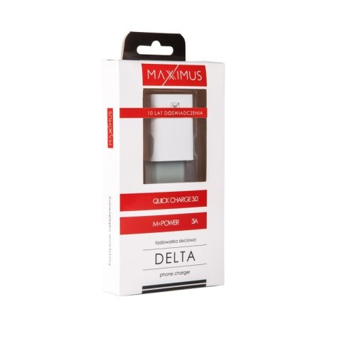 Ładowarka sieciowa Maxximus Delta 3A QUICK CHARGE 3.0, 18W
