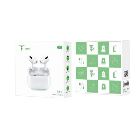 SŁUCHAWKI T-PHOX TWS U13 Bluetooth WHITE