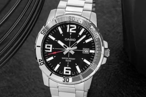 Zegarek Męski CASIO MTP-VD01D-1BVUDF + BOX